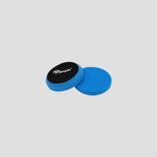 Tonyin- 3" Blue Finishing Flat Foam Pad - CrazyDetailer